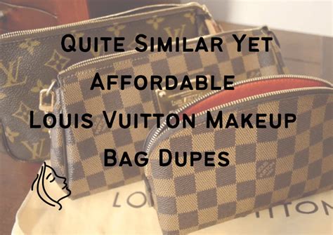 lv dupe belt bag|louis vuitton makeup bag dupe.